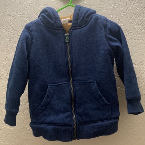 Zip-Up Fleece-Lined Hoodie - Picture 1 of 3